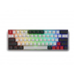 Геймърска безжична клавиатура Spartan Gear Pegasus 2 RGB White/Grey