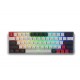 Геймърска безжична клавиатура Spartan Gear Pegasus 2 RGB White/Grey