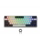 Геймърска безжична клавиатура Spartan Gear Pegasus 2 RGB White/Grey