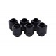 Фитинг Alphacool Eiszapfen, Удължител, 13/10mm, G1/4, Черен мат, 6 броя