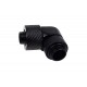 Фитинг Alphacool Eiszapfen, Удължител, 90°, 13/10mm, G1/4, Черен мат