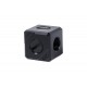 Терминал за свързване Alphacool Eiszapfen, G1/4 IT, 5 посочвен, Черен