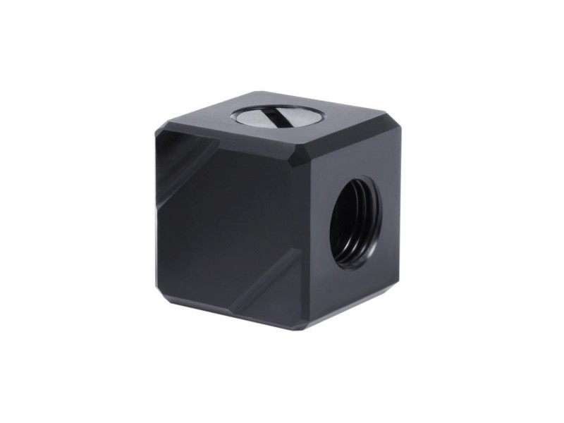 Терминал за свързване Alphacool Eiszapfen, G1/4 IT, 5 посочвен, Черен