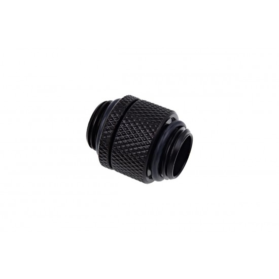 Адаптер съединител с вътрешна резба Alphacool, Въртящ се, G1/4, Черен мат