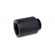 Удължител Alphacool Eiszapfen, 20 mm, G1/4 вънжна към G1/4 вътрешна резба, Черен мат