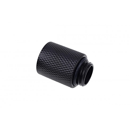 Удължител Alphacool Eiszapfen, 20 mm, G1/4 вънжна към G1/4 вътрешна резба, Черен мат