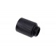 Удължител Alphacool Eiszapfen, 20 mm, G1/4 вънжна към G1/4 вътрешна резба, Черен мат