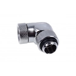 Ъглов адаптер Alphacool Eiszapfen, 90°, G1/4 външна към G1/4 вътрешна резба, Сребрист Ъглов адаптер Alphacool Eiszapfen, 90°, G1/4 външна към G1/4 вътрешна резба, Сребрист