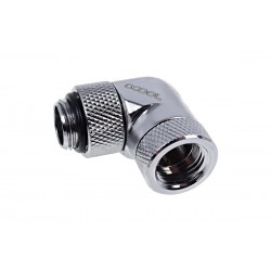 Ъглов адаптер Alphacool Eiszapfen, 90°, G1/4 външна към G1/4 вътрешна резба, Сребрист