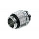 Адаптер Alphacool HF, Двоен нипел, G1/4 - G1/4, Въртящ се, Сребрист