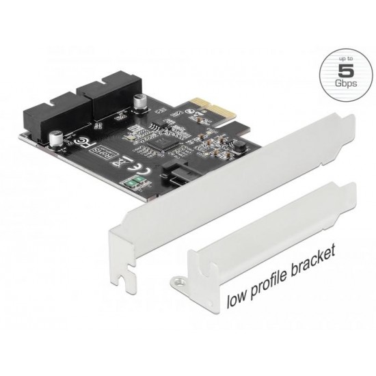 Карта Delock, PCI Express x1 към USB 3.0 Pin Header