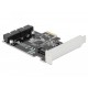 Карта Delock, PCI Express x1 към USB 3.0 Pin Header