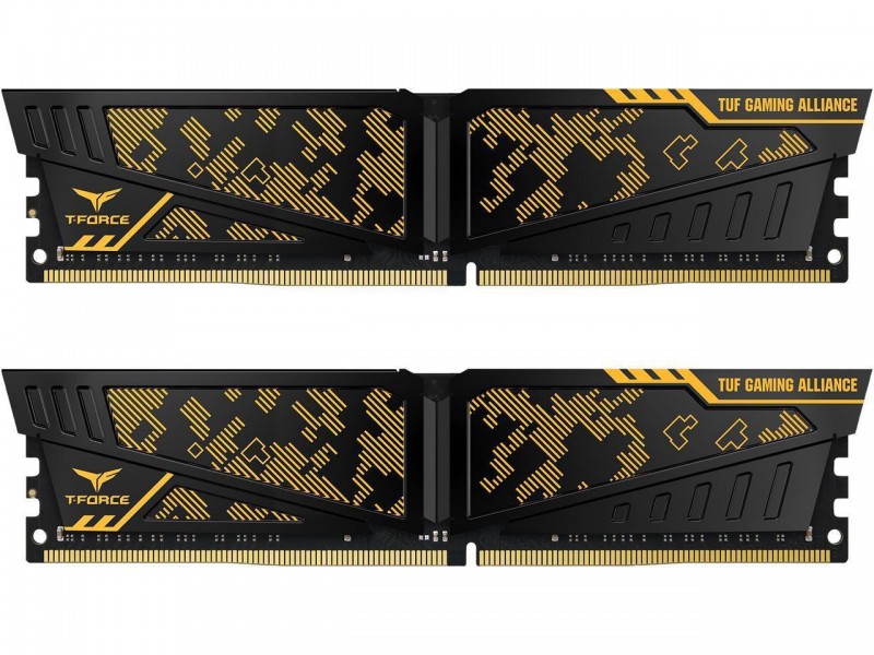 Памет Team Group T-Force Vulcan TUF DDR4 - 16GB (2x8GB) 3200MHz CL16-18-18-38 1.35V