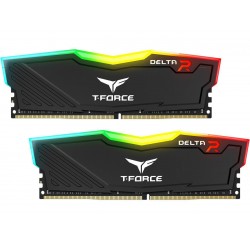 Памет Team Group T-Force Delta RGB Black DDR4 - 16GB (2x8GB) 3200MHz CL16-18-18-38 1.35V