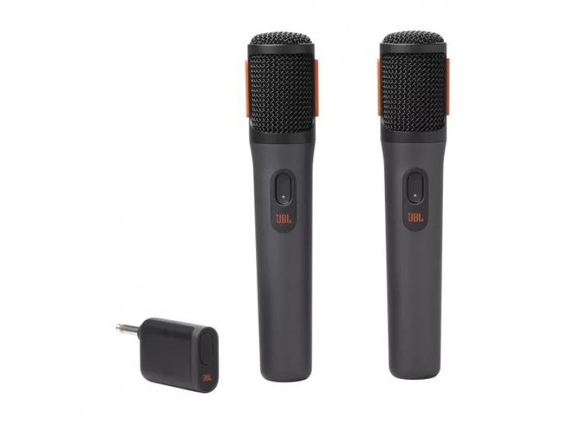Комплект безжични микрофони JBL PartyBox Wireless Mic, 2 бр, До 30м