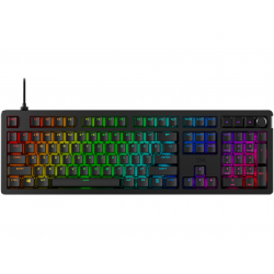 Геймърскa клавиатура HyperX Alloy Rise - Ultra-customizable, Hot-Swappable, Linear Switch, Ful-Size