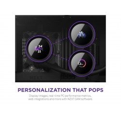 Охладител за процесор NZXT Kraken 360 Black, LCD Display Охладител за процесор NZXT Kraken 360 Black, LCD Display