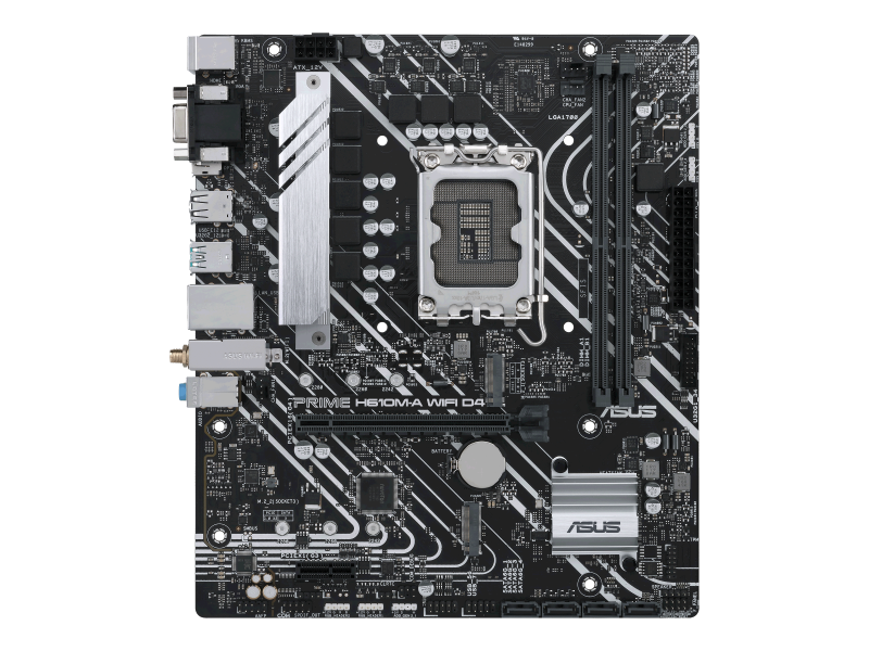 Дънна платка ASUS PRIME H610M-A WIFI D4, LGA 1700 mATX
