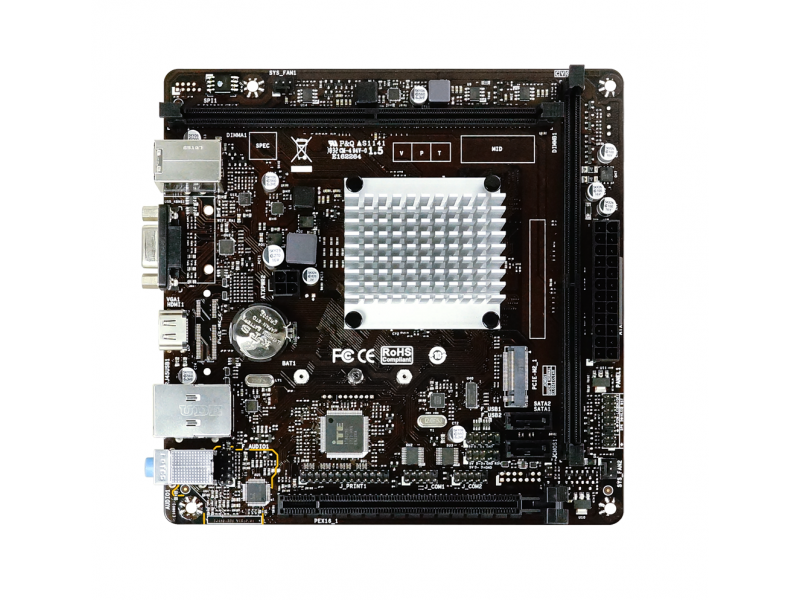 Дънна платка Biostar J4125NHU, Intel® Quad-Core Processor J4125, mATX, 2x DIMM DD4
