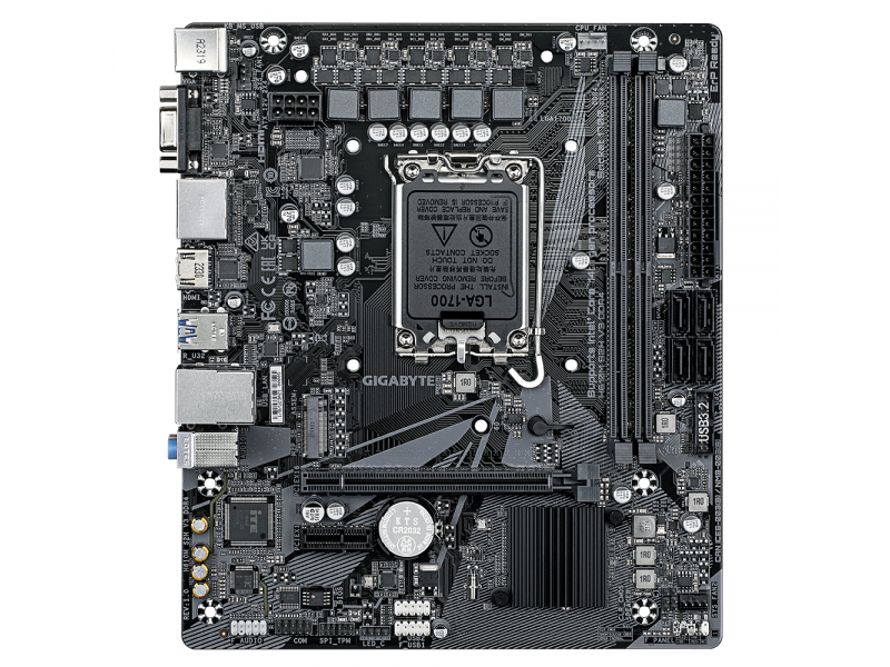 Дънна платка GIGABYTE H610M-S2H V3 DDR4, socket 1700, Micro ATX