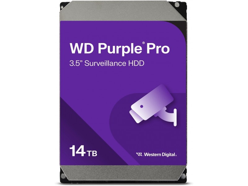 Хард диск WD Purple Pro Surveillance, 14 TB, 256MB, SATA 3