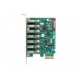 Карта PCI Express x4 Delock към 7 x external USB 5 Gbps Type-A
