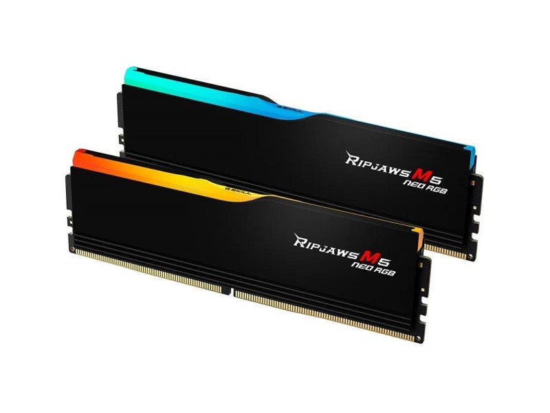 Памет G.SKILL Ripjaws M5 Neo RGB Black 32GB(2x16GB) DDR5-6000