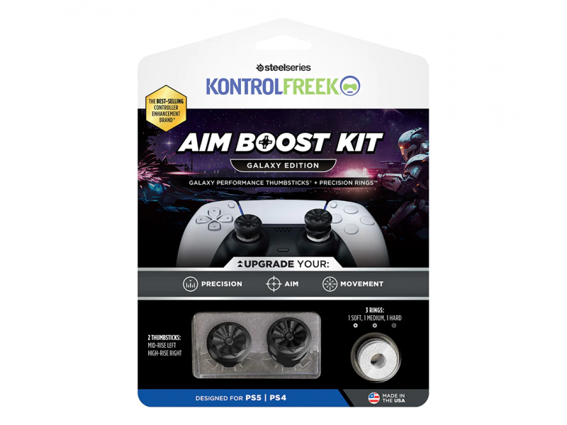 Аксесоар KontrolFreek Performance Thumbsticks + Precision Rings Galaxy Edition