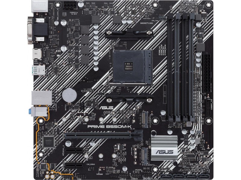 Дънна платка ASUS Prime B550M-K, socket AM4
