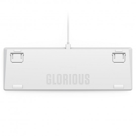 Геймърска механична клавиатура Glorious GMMK 2 White - Fox Switches US-Layout
