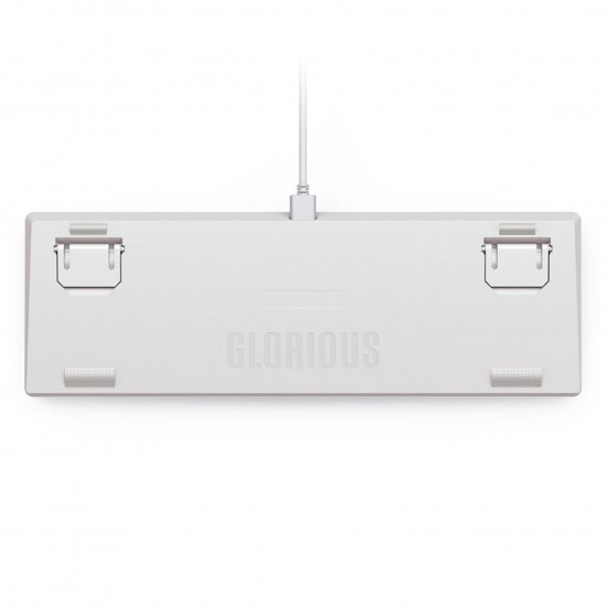 Геймърска механична клавиатура Glorious GMMK 2 White Compact- Fox Switches US-Layout