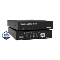 Външен мулти-дисплей адаптер Matrox QuadHead2GO Q155 Multi-Monitor Q2G-H4K2 за едновременна работа на 4 мониторa с HDMI вход