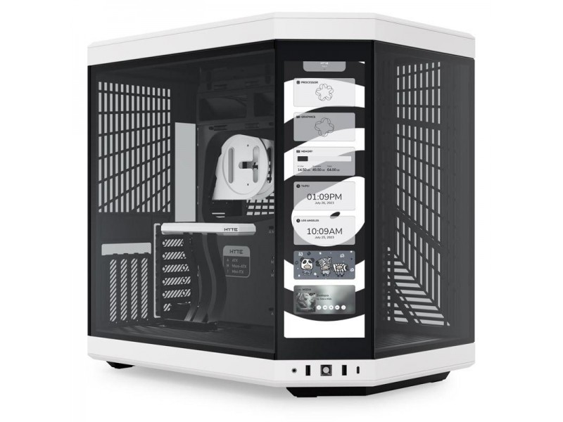 Кутия HYTE Y70 Tempered Glass Black/White