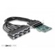 Карта Delock, PCI Express x1 към 8 x Serial RS-232