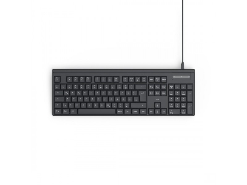 HAMA Жична клавиатура CK-100, кирилизирана, USB-C, USB-A