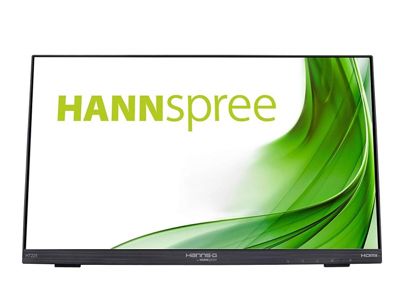 Тъч монитор HANNSPREE HT225HPB, LED, 21.5 inch, Wide, Full HD, Display Port, VGA, HDMI, Черен