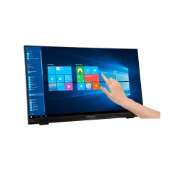 Тъч монитор HANNSPREE HT225HPB, LED, 21.5 inch, Wide, Full HD, Display Port, VGA, HDMI, Черен Тъч монитор HANNSPREE HT225HPB, LED, 21.5 inch, Wide, Full HD, Display Port, VGA, HDMI, Черен