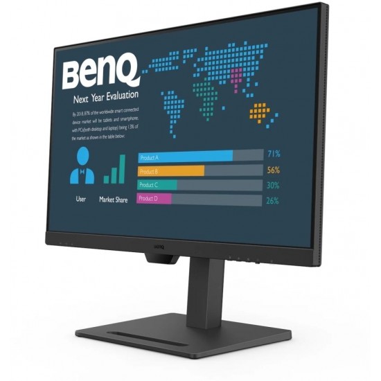 Монитор BenQ BL2790QT, 27 inch, IPS QHD, DisplayPort, HDMI, USB-C, Черен