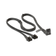 Кабел Seasonic 90° 12VHPWR 600W 16-Pin към 2x8 Pin за Seasonic захранвания
