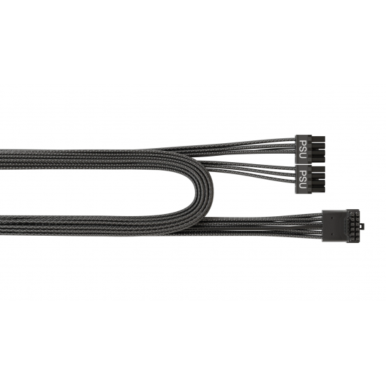 Кабел Seasonic 90° 12VHPWR 600W 16-Pin към 2x8 Pin за Seasonic захранвания