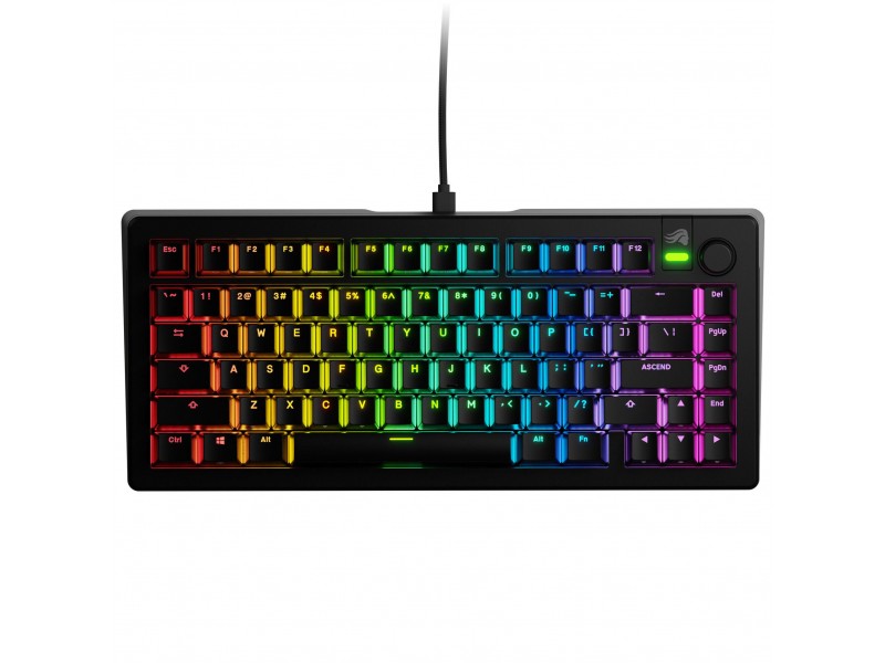 Геймърска механична клавиатура Glorious GMMK 3 75% Black - Fox Linear Switches