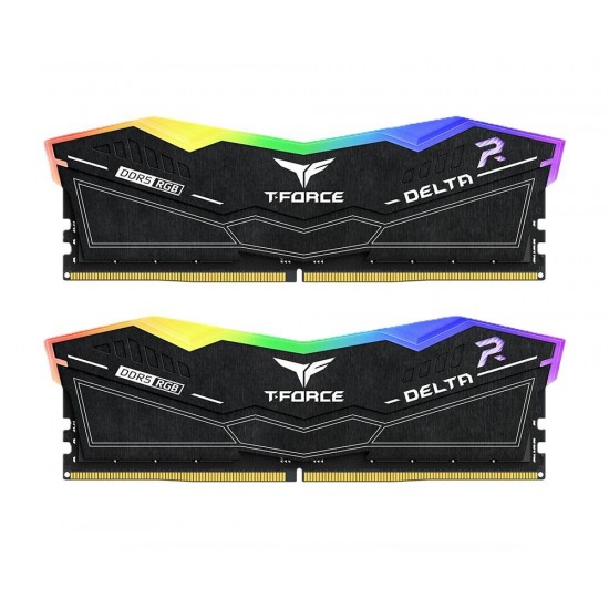 Памет Team Group T-Force Delta RGB DDR5 32GB (2x16GB) 6400MHz CL32