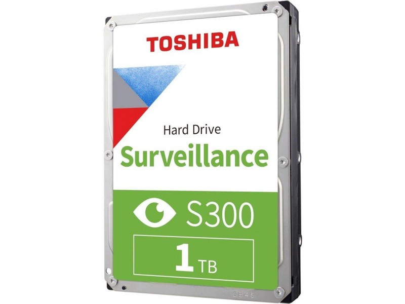 Хард диск TOSHIBA Surveillance S300, 1TB, 5400/5700rpm, 256MB, SATA 3