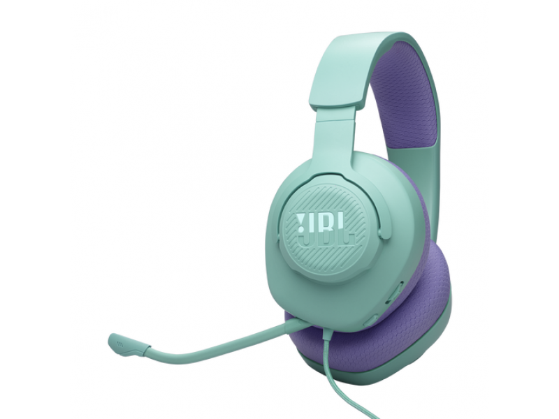 Геймърски слушалки JBL Quantum 100M2 Cyan