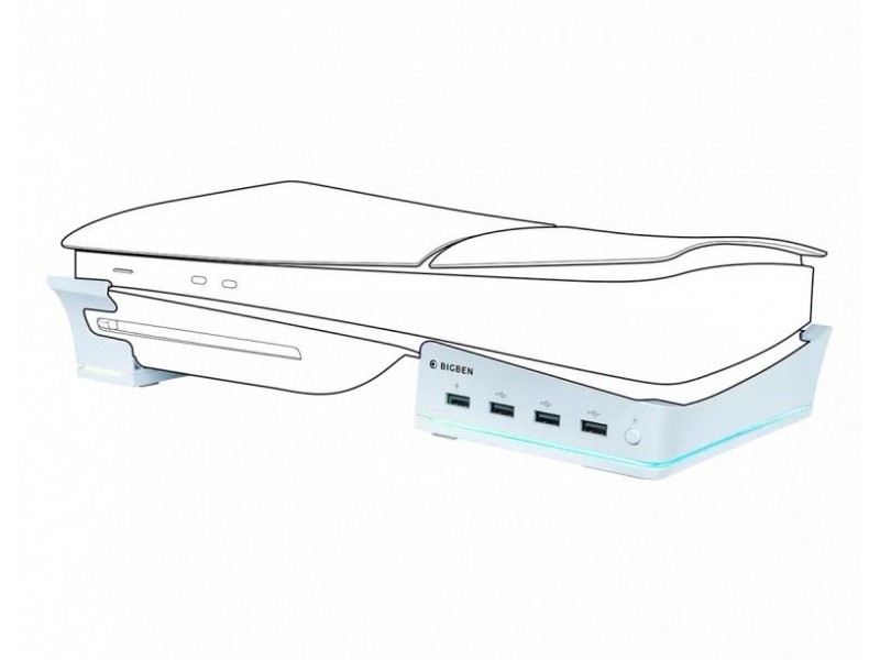 Хоризонтална стойка Nacon, За конзола PS5 Slim