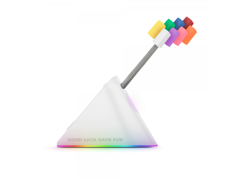 Геймърски аксесоар за кабела на мишката FragON Citadel RGB - White