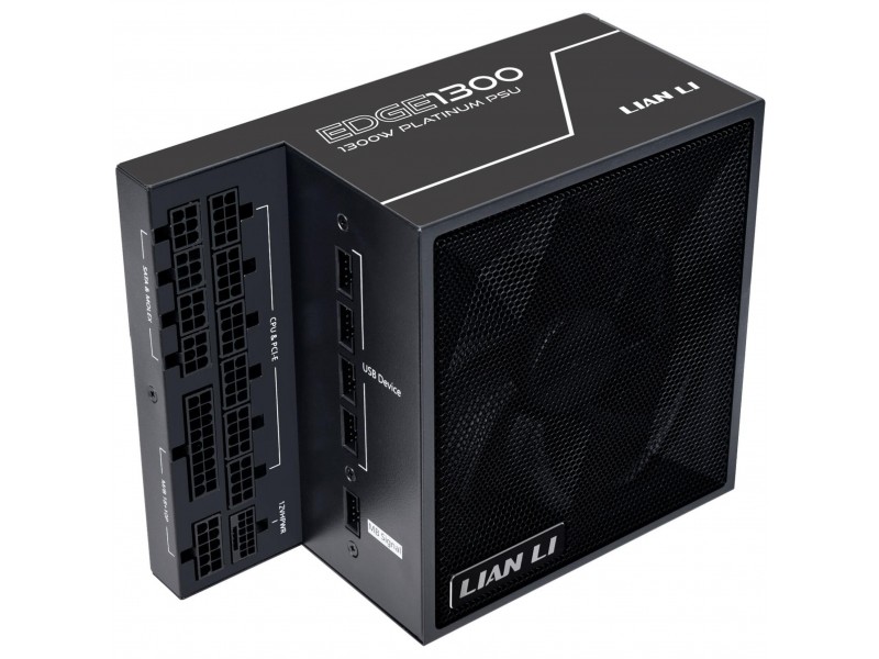 Захранващ блок Lian Li EDGE EG1300 Black 1300W 80+ Platinum PCIe 5.1, ATX 3.1