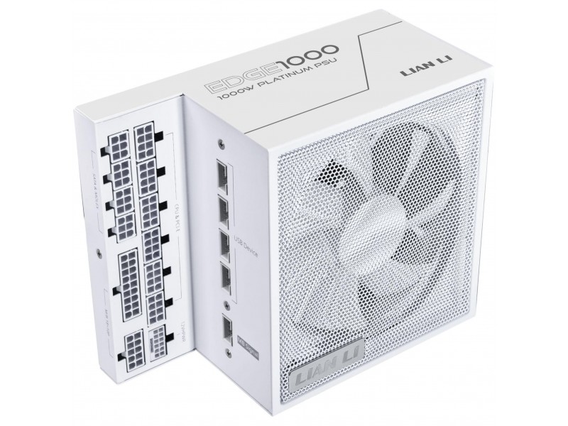 Захранващ блок Lian Li EDGE EG1000 White 1000W 80+ Platinum PCIe 5.1, ATX 3.1