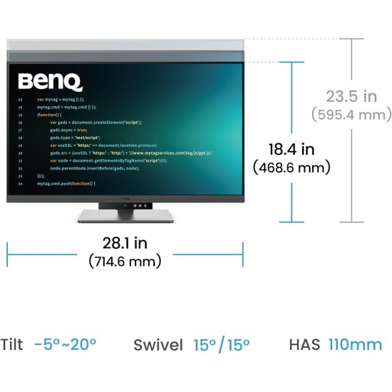 Монитор за програмиране BenQ RD320U, 31.5
