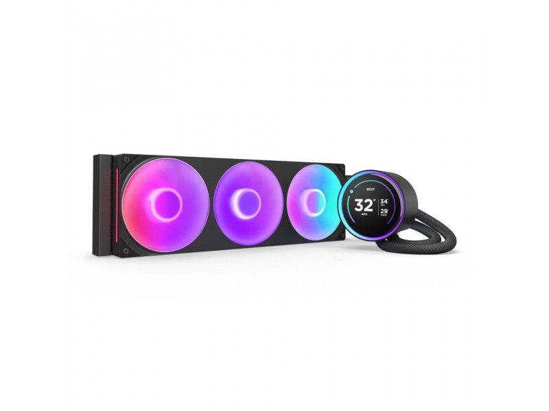 Охладител за процесор NZXT Kraken Elite 360 V2 RGB Black LCD Display
